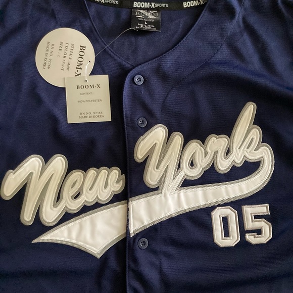 Boom X New York 05 Baseball Jersey Size Large - Picture 3 of 6